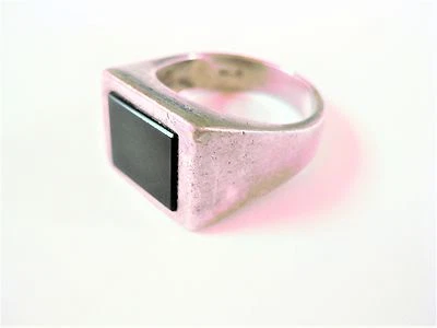 Anello Argento 925 con Onice, 11,1 G - Immagine 1 di 3