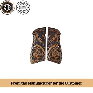ZIB GRIPS Browning HP 14 empuñaduras hechas a mano de empuñaduras de madera Ars.01 - Imagen 1 de 5