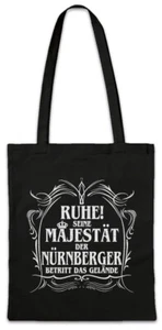 Seine Majestät Der Nürnberger Hipster Bag Stofftasche Stoffbeutel Rhein Ruhr - Picture 1 of 1