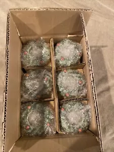 Lot 6 NEW Hallmark 3" Ceramic Lady Bug Flower Pot Tealight Votive Candle Holders - Picture 1 of 2