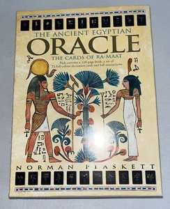 The Ancient Egyptian Oracle Cards of Ra-Maat Box Set Divination Norman Plaskett. - Picture 1 of 3