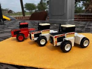 3 Vintage Diecast Ertl 1/64th Scale Big Bud 4x4 Tractors - Picture 1 of 8