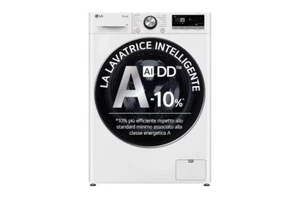 LG F2R7S09TSWC Waschmaschine Schlank 47CM 9KG 1200 U Wechselrichter Wifi Kl A-10 - Bild 1 von 2