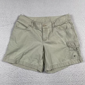 The North Face Shorts Womens 4 Beige Cargo Hike Outdoor Camp Travel Explore - Picture 1 of 19