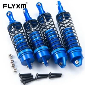 FLYXM BIG BORE ALUMINUM Shock For 1/10 Traxxas Slash 2WD Blue - Picture 1 of 11