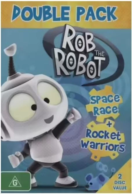 Rob The Robot Double DVD Pack (Space Race + Rocket Warriors) - Region 4 - Image 1 of 1