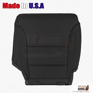 2014 For Honda CR-V Driver Bottom Genuine Leather Replacement Seat Cover Black - Picture 1 of 8