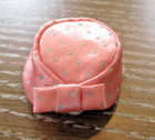 Vintage Barbie Silver Pink Sparkle Glitter Dots Pill Box Hat PAK Near Mint HTF!