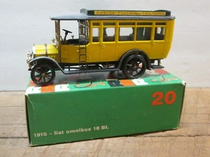 FIAT OMNIBUS BL 18 1915, escala 1:43 Die Cast MODELOS RIO Nº 20, como nuevo en caja - Imagen 1 de 4