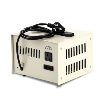 220V Single-phase AC voltage regulator voltage stabilizer 0-300V Adjustable 500W - Image 1 of 3