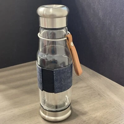 Tea Infuser Double Wall Glass Tumbler Bottle, Stainless Steel, 500ML - Image 1 of 4