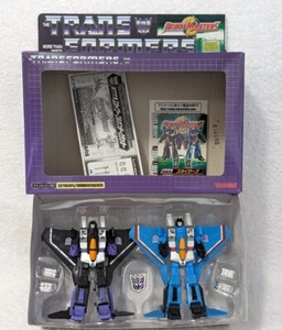 Transformers Robot Masters Skywarp ThunderCracker 2pack 100% EUC MIB G1 Jets Lot - Picture 1 of 5