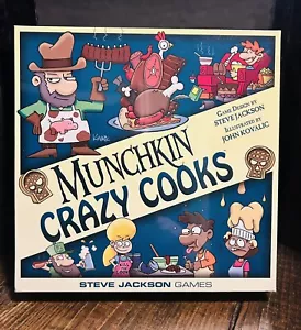 Munchkin: Crazy Cooks (2nd Printing)-New Sealed-Steve Jackson Game-Free Shipping - Picture 1 of 3