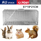 Extra Large Animal Trap Cage Humane Live Catcher Possum Fox Rabbit Rat Cat 2024
