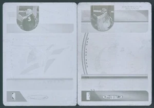 Lot 2 2005-06 Topps Total Cyan & Yellow Printing Plate Caron Butler #340 #'d 1/1 - Picture 1 of 2