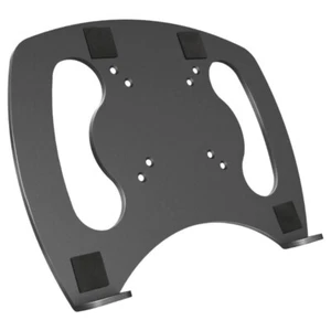 Universal Metal Laptop Mounting Tray VESA 75 Desk Mount Adapter Plate Black - Picture 1 of 8