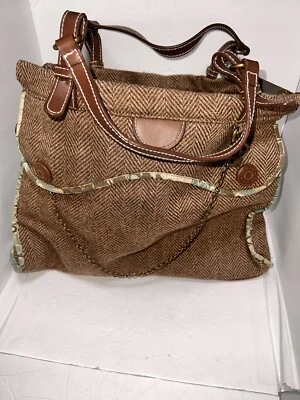 Vintage Gap Tote Bag Messenger Purse Handle Adjustable Zip Pockets Rare - Image 1 of 4