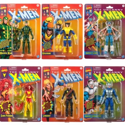 Marvel Legends 6" X Men Retro Wave 2 Set of 6 - Image 1 of 4
