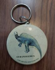 Vintage 1993 Dinosaur Keyring Badge SPI Ouranosaurus Rare Dino Collectable JP 15