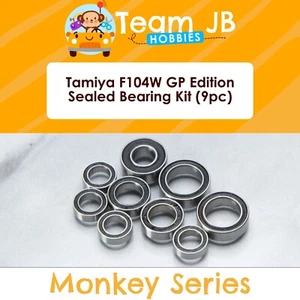 Tamiya F104W GP Edition - 9 Pcs Rubber Sealed Bearings Kit - Picture 1 of 2