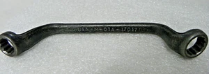Oldtimer Ford Script Doppel Offset Ringschlüssel M-01A-17017 B 12pt 3/4" 15/16" - Bild 1 von 12