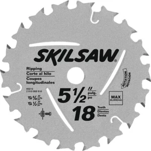 Skil Saw 5 1/2" 18-Tooth Carbide-Tipped Circular Saw Blade Rip/Crosscut - Picture 1 of 3