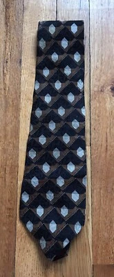 Albert Nipon  Necktie Men 100% Silk Made In USA Vintage One Size Preppy - Image 1 of 4