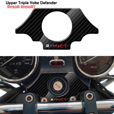 Defensor de yugo triple superior de carbono para BMW Motorrad R1150R R1150RT 2001-2005 Foto 1 de 4