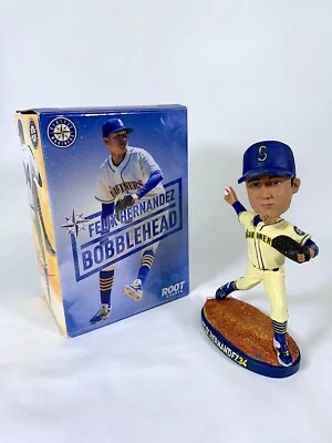 2016 Root Sports Felix Hernandez Collectible Bobblehead Action Figure Souvenir A - Image 1 of 4