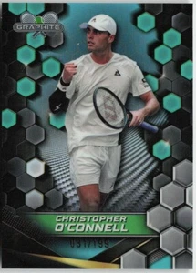 CHRISTOPHER O'CONNELL 2024 Topps Graphite AQUA REFRACTOR 031/199 #81 - Picture 1 of 2