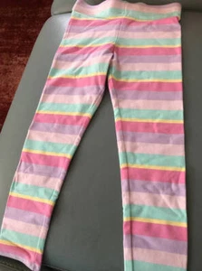 Isaac Mizrahi Girl's Size 4 Leggings NEW Pastel Stripe - Picture 1 of 2