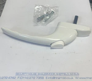 MILA ESPAG NON LOCKING WINDOW HANDLE UPVC WHITE - Picture 1 of 4