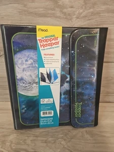 Brand New Trapper Keeper ~ Binder Portfolio Folder Retro Moon Space Original - Picture 1 of 3