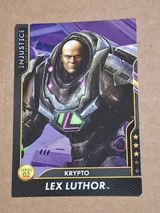 2017 LEX LUTHOR INJUSTICE KRYPTO CARD #41 /110 SUPERMAN VILLAIN - Picture 1 of 2