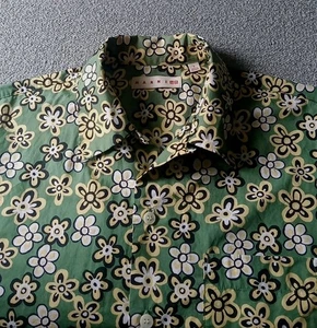Marni x Uniqlo Shirt Men's Small Floral Print Camp Short Sleeve Button Up EUC - Picture 1 of 10