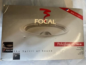 FOCAL 130VB CAR AUDIO 5.25" POLYGLASS 2-WAY COMPONENT SPEAKERS MIDS TWEETERS NEW - Picture 1 of 8