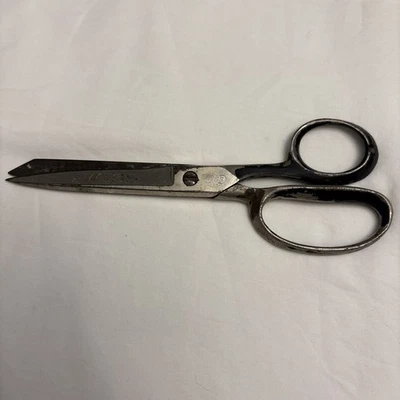 Wiss No. 36 1/2 tijeras forjadas de acero 6,5” tijeras de sastre vintage rústicas EE. UU. Foto 1 de 4