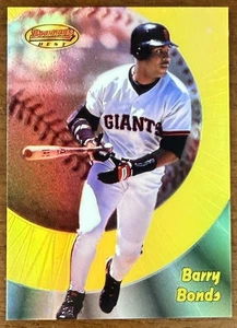 BARRY BONDS 1998 BOWMAN'S BEST BASEBALL CARD #3 REFRACTOR SP /400 READ DESC - Picture 1 of 24