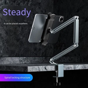 Verstellbarer Tablet-Ständer aus Aluminium für Legierung mit 360 Grad Drehung - Photo 1/14