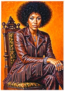 MARSHA HUNT  * Custom ACEO * Fun Novelty * MUSIC ARTIST * Art Card * ATC - Picture 1 of 2