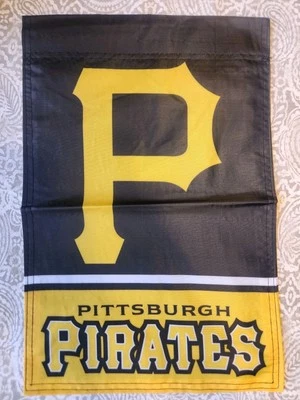 Pittsburgh Pirates 12X18 Inch Double Sided MLB Baseball Garden Flag  - Image 1 of 3