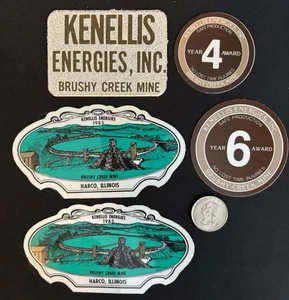 Vintage Bergbau Aufkleber Kenellis Energies Brushy Creek Mine Menge 5 - Bild 1 von 1