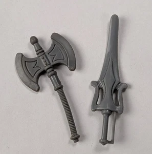 1981 Mattel Masters of the Universe He-Man Sword Axe Taiwan Original Accessory - Picture 1 of 2