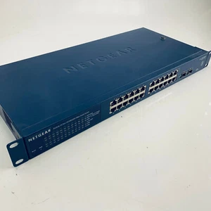 NETGEAR GS724T 24-Port Gigabit Ethernet Smart Switch with 2 SFP Ports - Picture 1 of 1