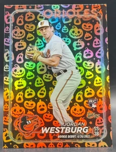 2024 Topps Update Series Rookie Debut Jack-O'Lantern Foil #US125 Jordan Westburg - Picture 1 of 2