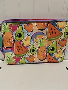 Tabitha Brown Target 15” Tech Sleeve - Laptop/Tablet/Colorful Fruit Print - NEW - Picture 1 of 7