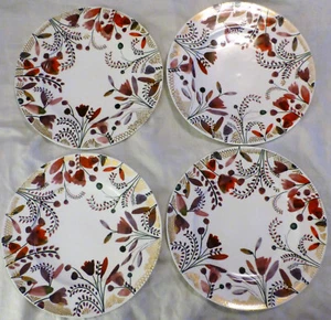 Seltene Rarität Anthropologie Harvest Foliage Oh Darling 11,25" Essteller 4er Set - Bild 1 von 12
