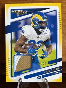 2021 Panini Donruss Threads DT17 Cam Akers /25 Rams & Florida St - Bild 1 von 2