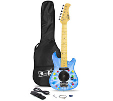 Music Alley 1/4 Size 30" Electric Guitar Kit Steel Strings Beginners Childrens