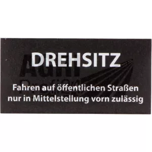 Aufkleber Drehsitz für Unimog Trac 1300 1400 1500 1600 1800 - Bild 1 von 1